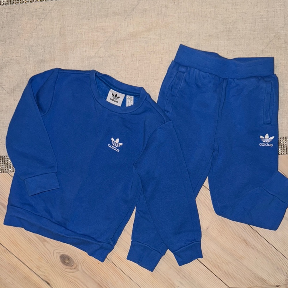 Adidas Blue Kids Tracksuit